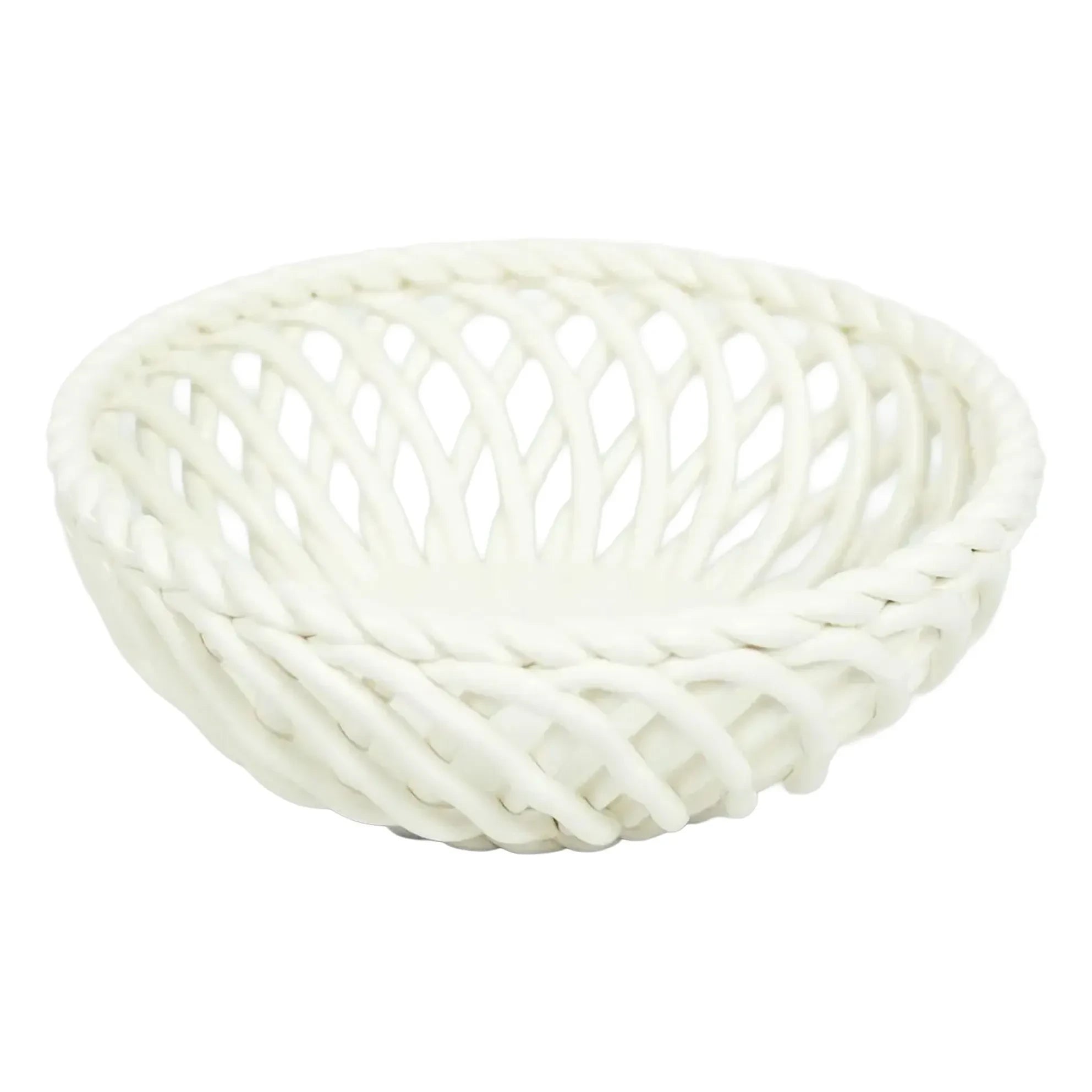 Olsson & Jensen - Ruth porcelain fruit basket | White