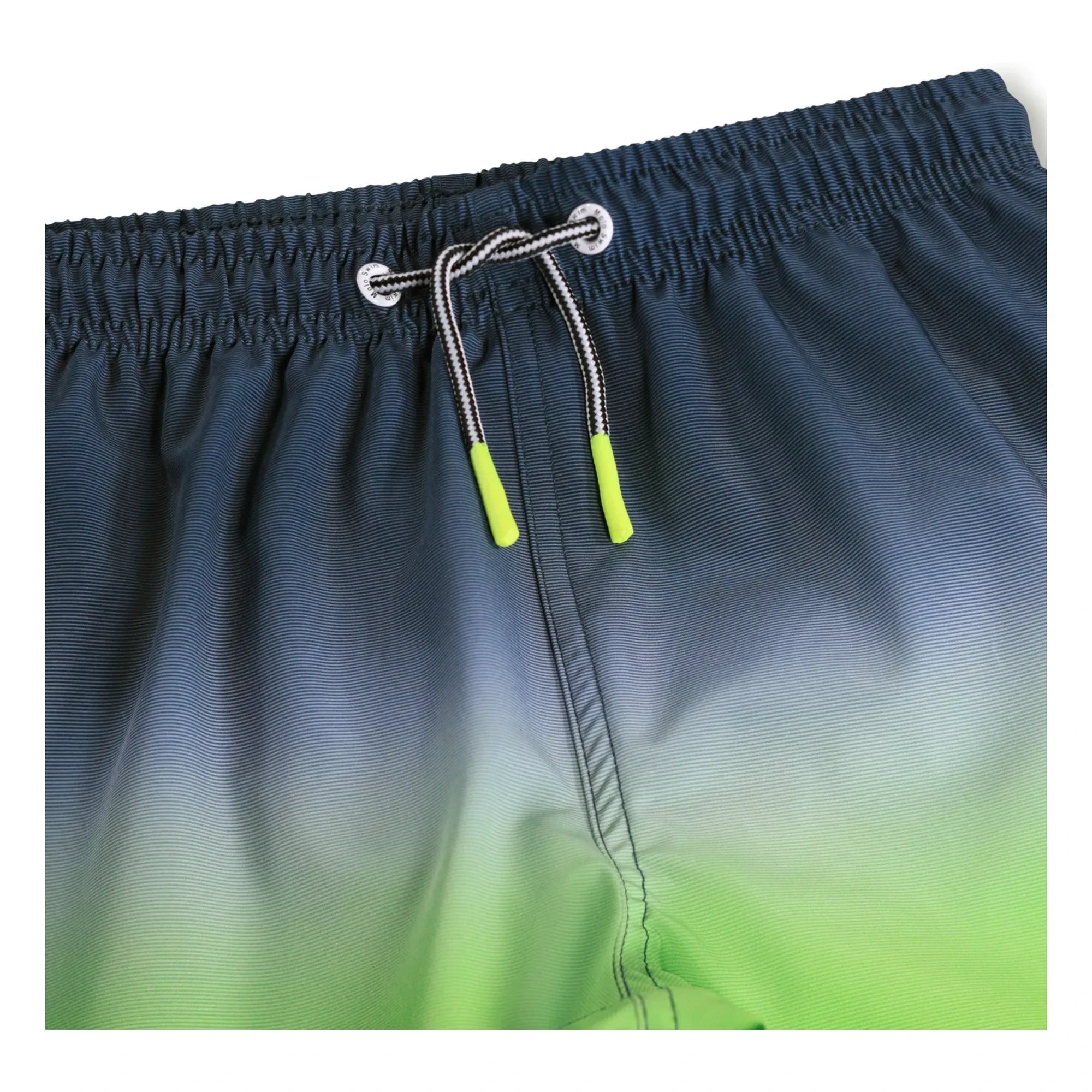 Molo - Niko Degraded Recycled Fiber Swimsuit Shorts | Fluorescent Green