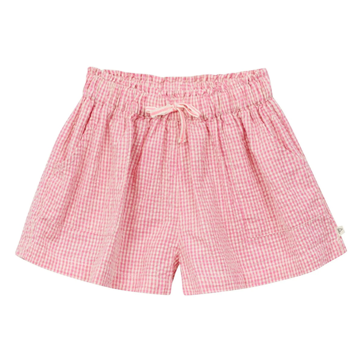 Arsène et Les Pipelettes - Vichy Seersucker Shorts | Pink