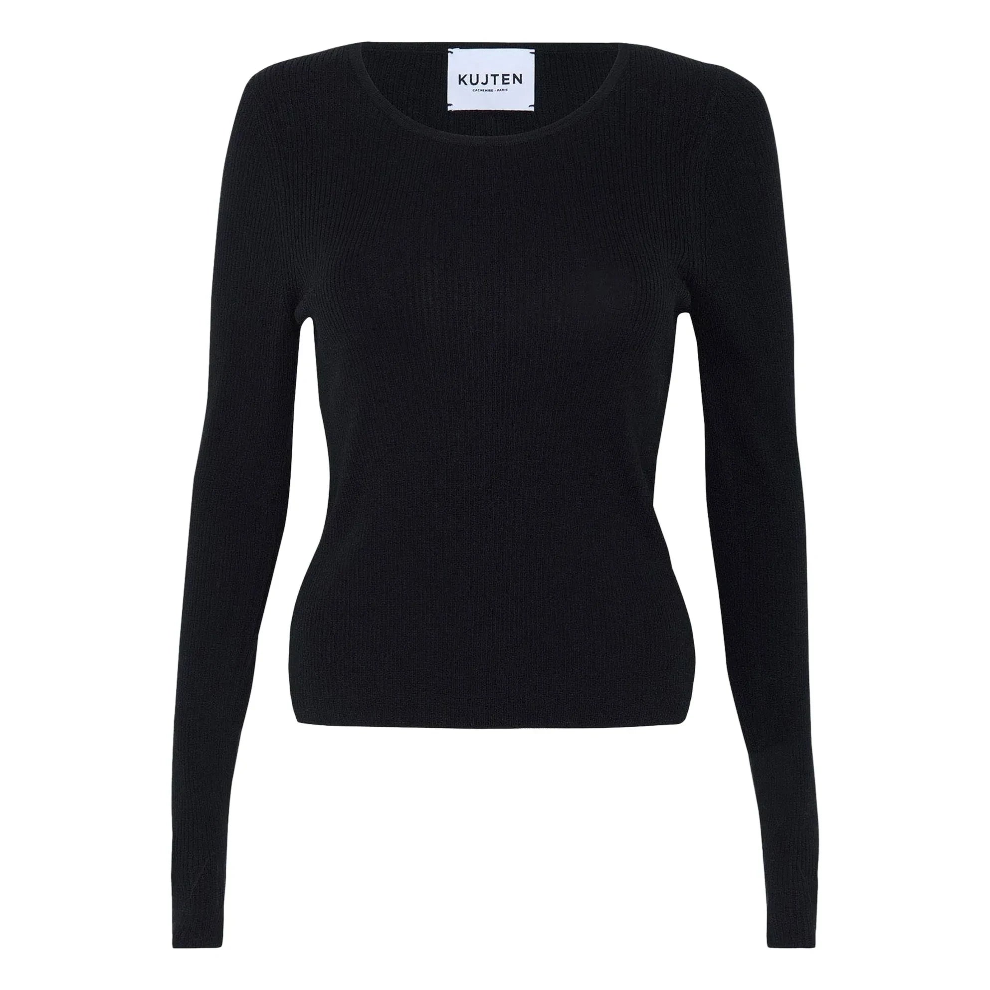 Kujten - Maori Silk and Cashmere Sweater | Black