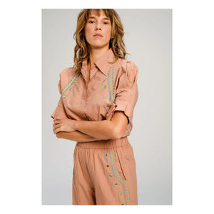 Virginie de Vinster - Los Angeles Blouse | Terracotta