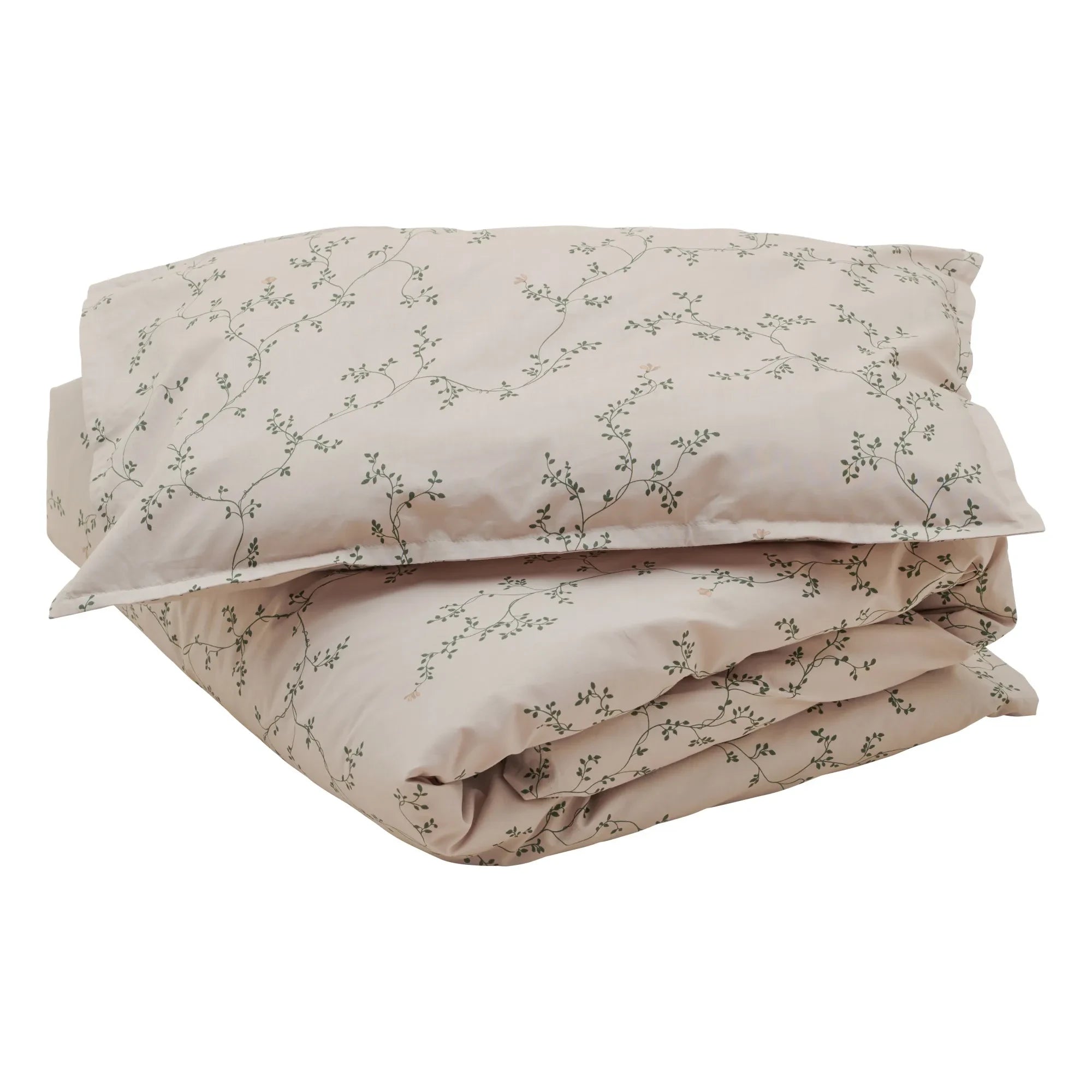 garbo&friends - Botanical Percale Cotton Duvet Cover Set | Green