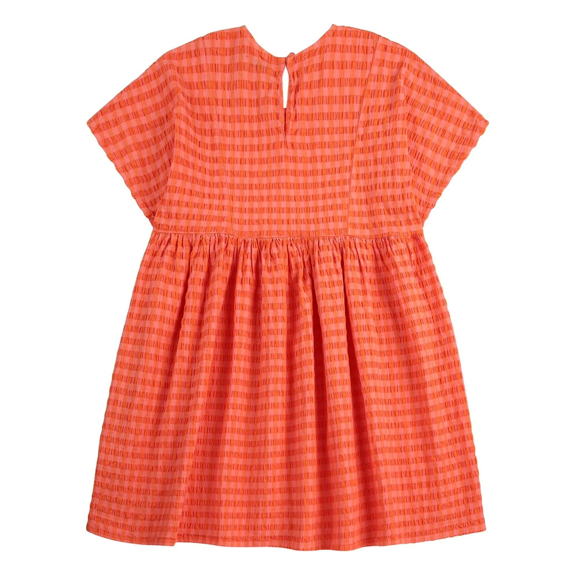 Bobo Choses - Kareli elbise | Coral