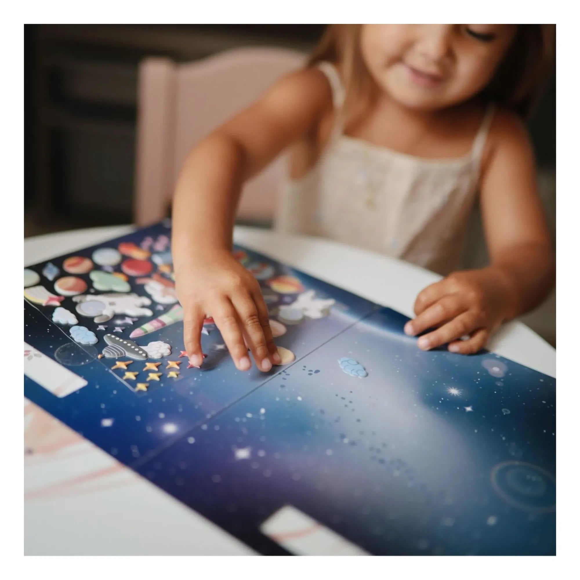 Mushie - Repositionable Sticker Book Espace