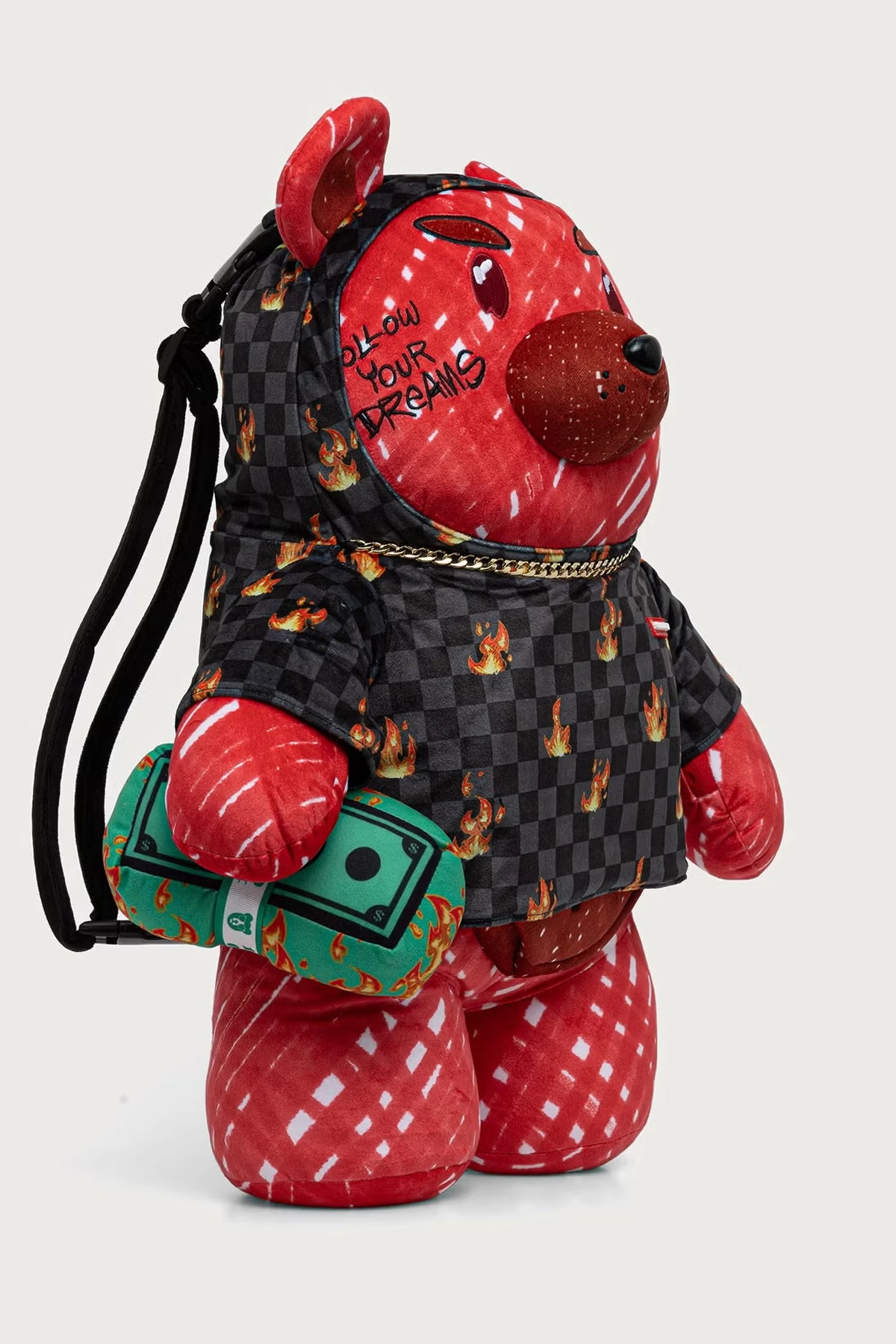 Sprayground - Diablo Moneybear Red Backpack 910B8696NSZ