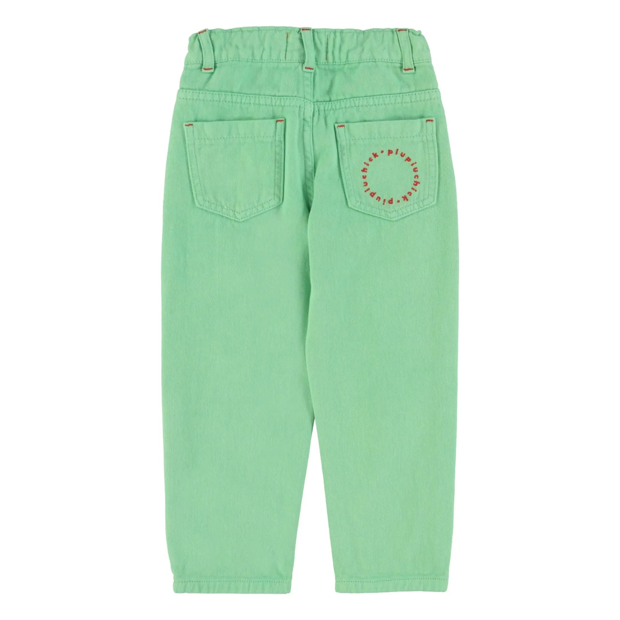 Piupiuchick - Straight Jeans | Grass Green