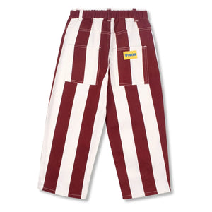 Wynken - Striped Jeans | Burgundy