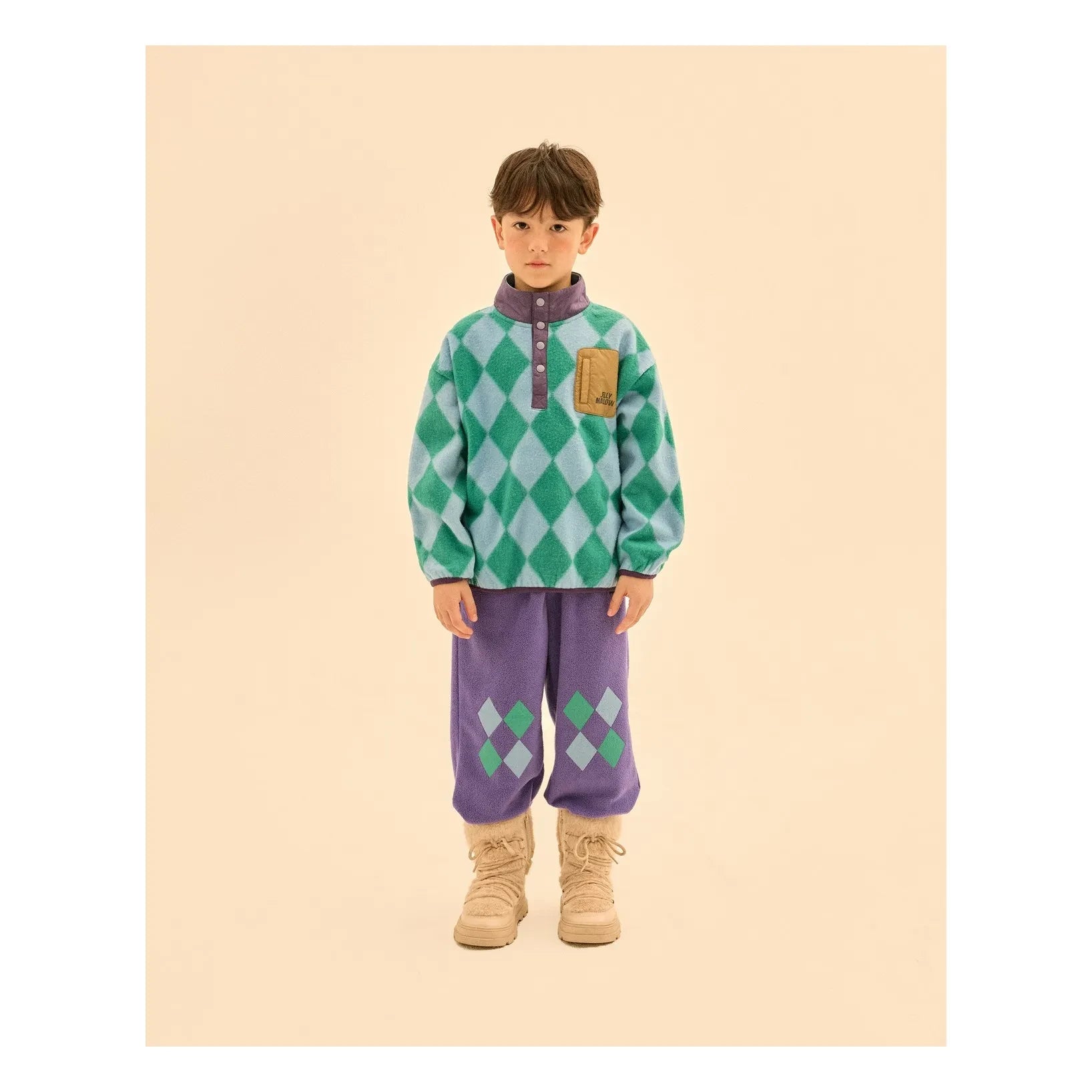 Jelly Mallow - Argyle Sweatshirt | Mavi