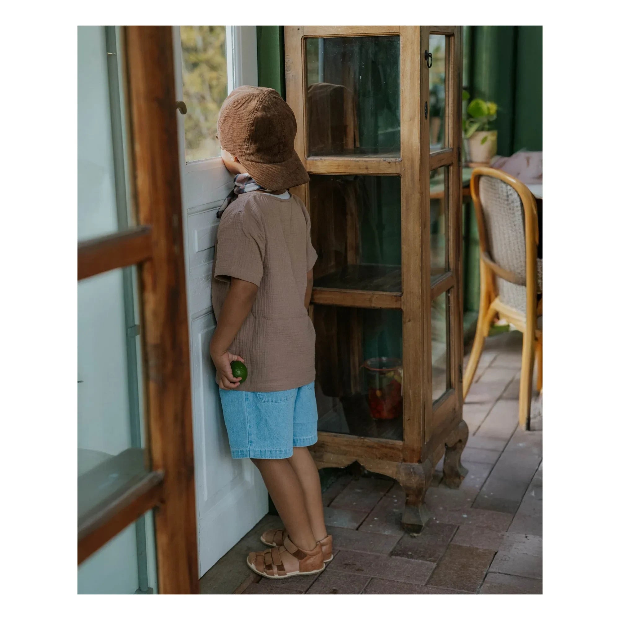 Fliink - Short Denim Diaper | Light Blue