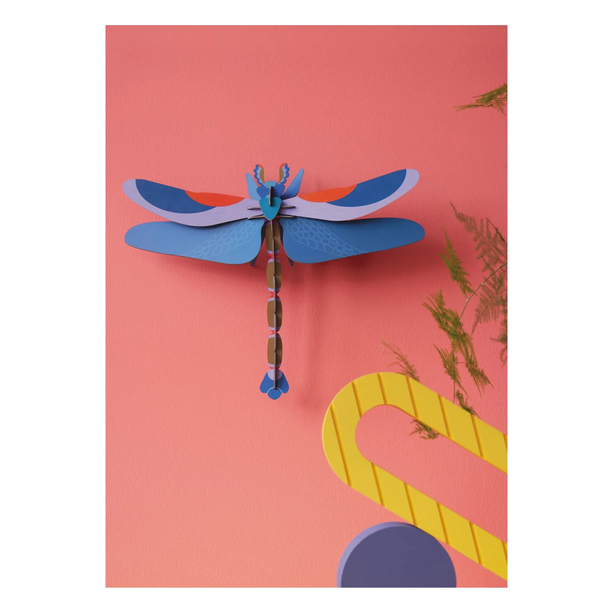 Studio Roof - Dragon Fly Duvar Dekoru | Mavi