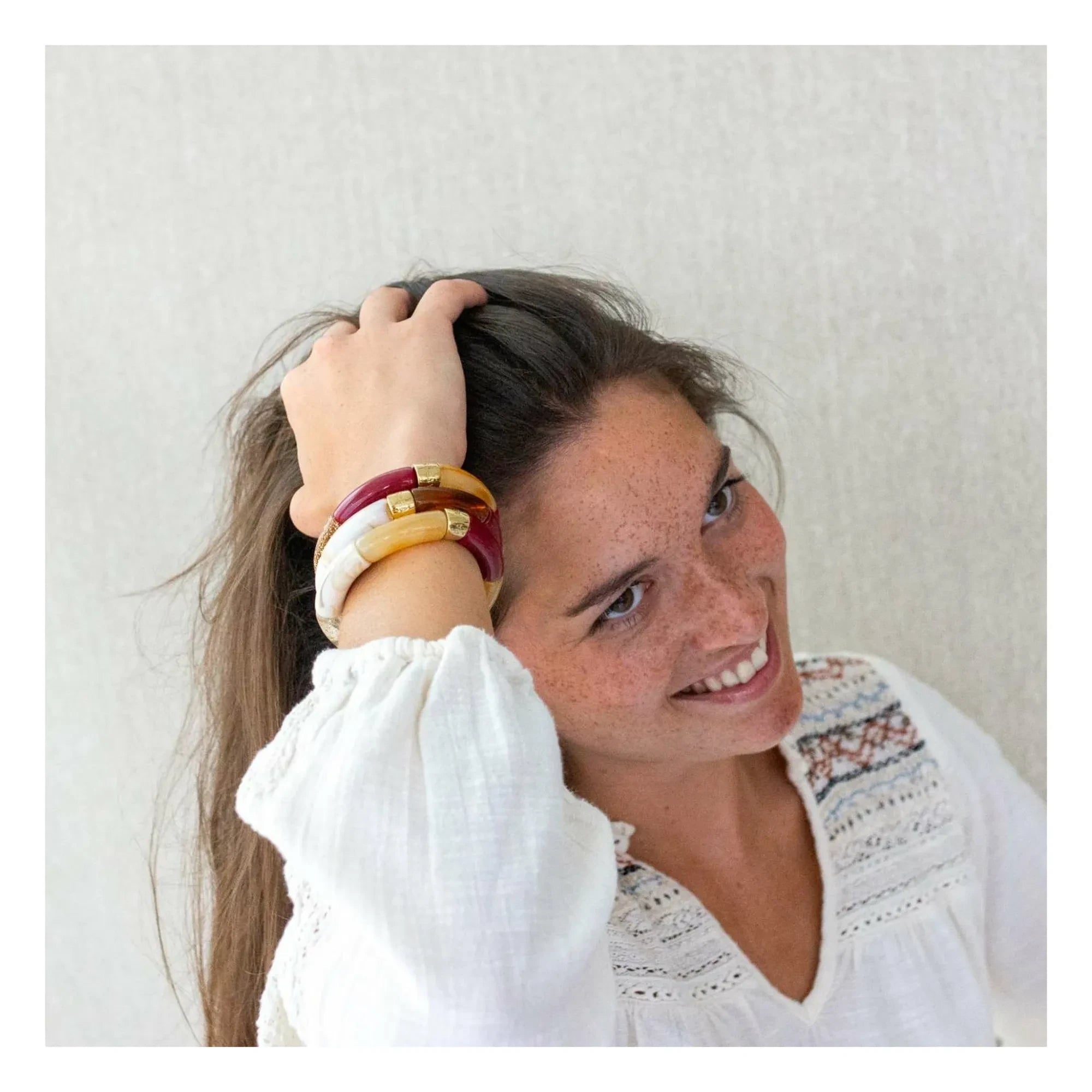 Parabaya - Sol 2 Bracelet | Red