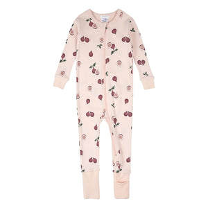 Petit Lem - Convertible Pajama Figs Organic Cotton | Light Pink