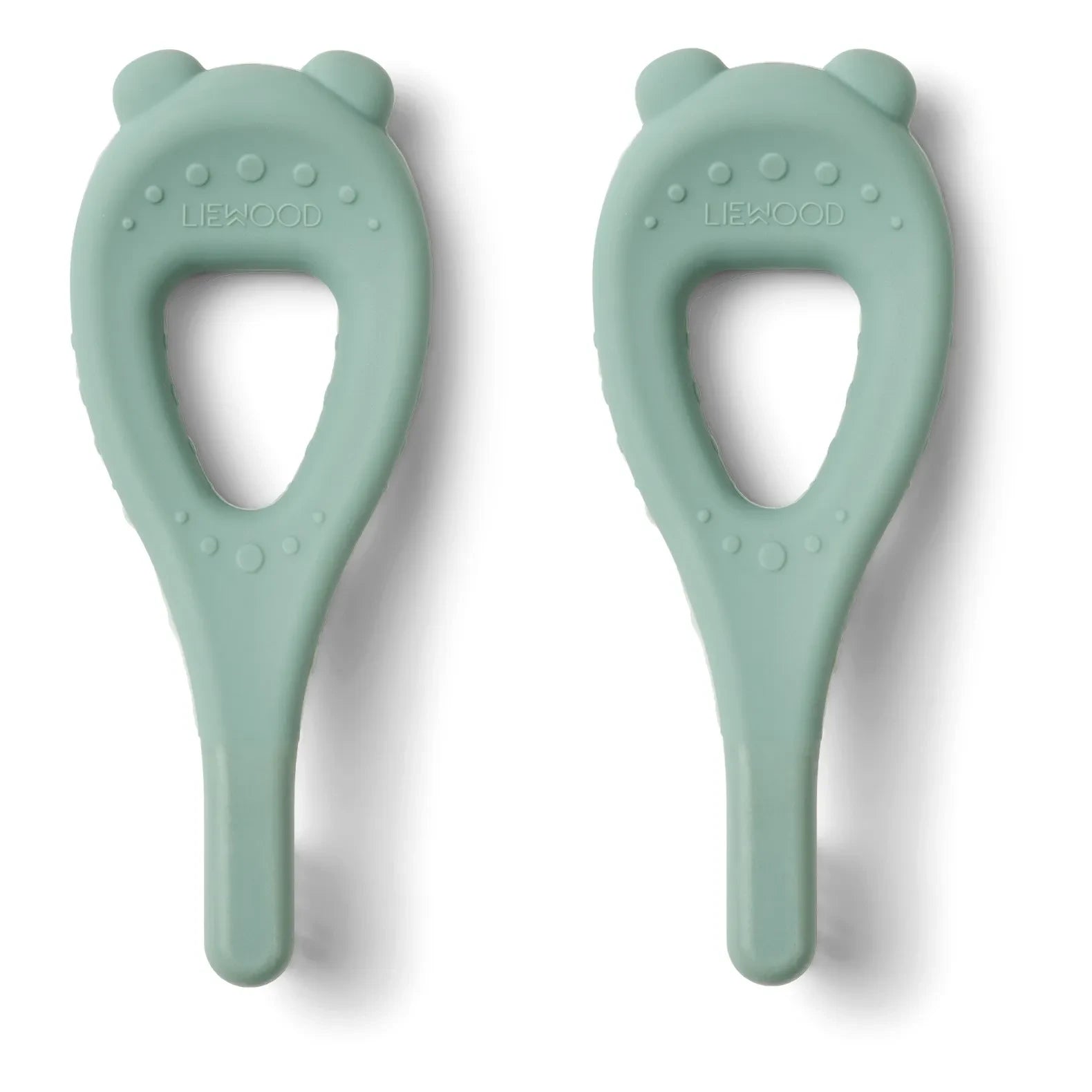 Liewood - Janelle Silicone Baby Toothbrushes - Set of 2 | Peppermint