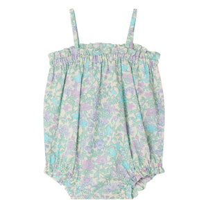 Bonpoint - Nefle Liberty Organic Cotton Romper | Light Green