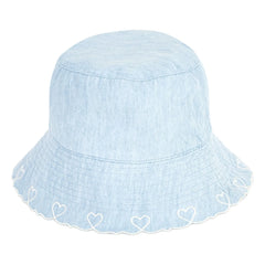 Petit Bateau - Chambray Sun Hat | Light Blue