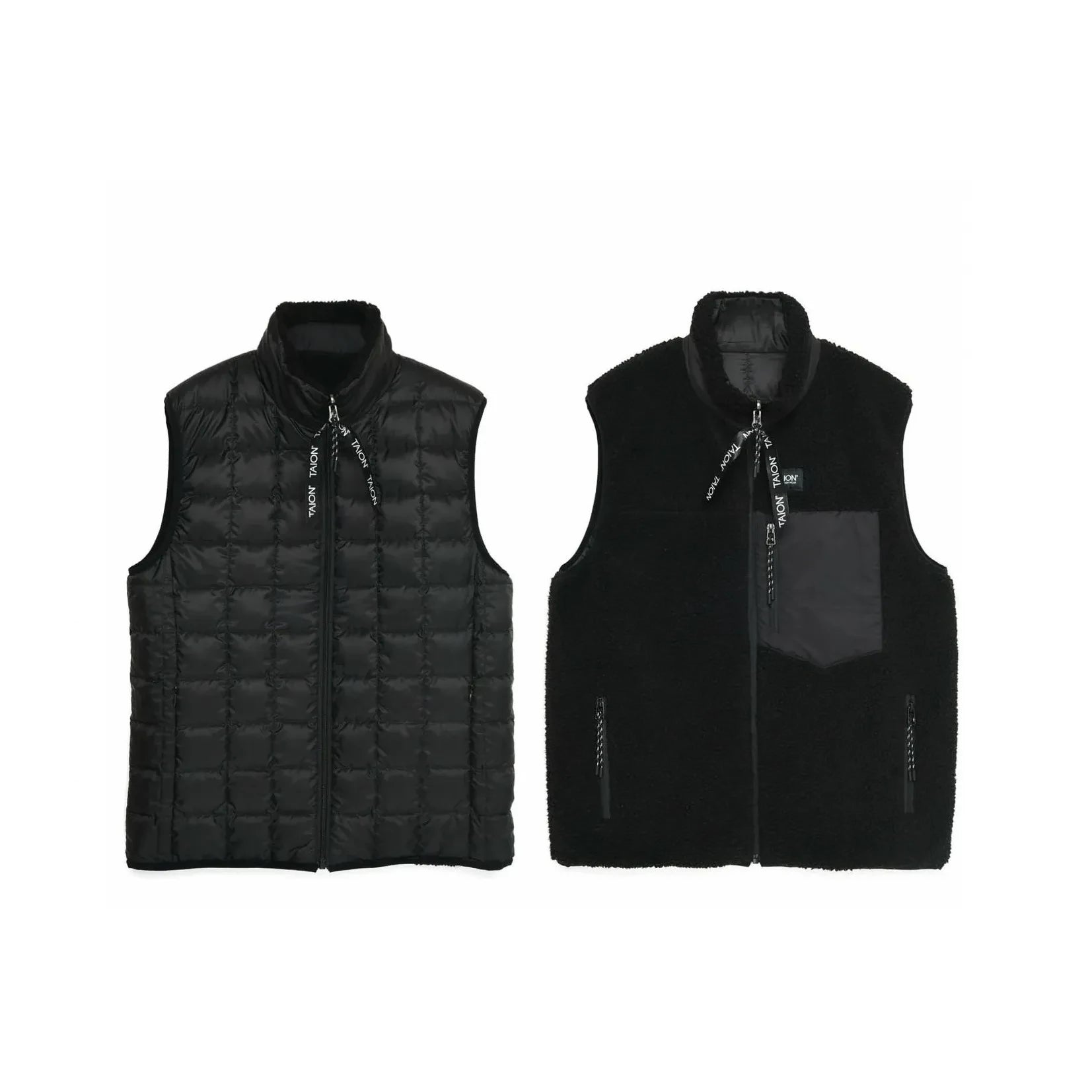 Taion - Mountain Double-Sided Vest | Black
