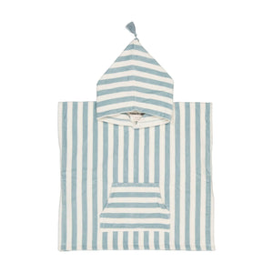 Rose in April - Suzon Striped Beach Cover-up | Light Blue