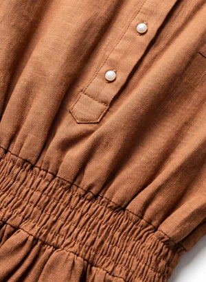 Hundred Pieces - Enoha Star Dress | Brown