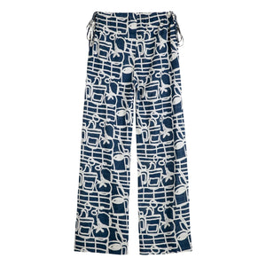 Bobo Choses - Cookery Festival Organic Cotton Pants | Navy Blue