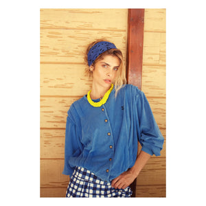 Sisters Department - Adelaide Organic Cotton Cardigan | Blue