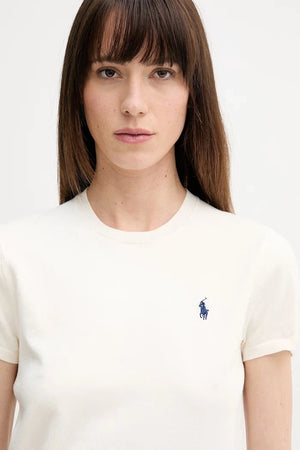 Polo Ralph Lauren Kadın Kısa Kollu Pamuklu Kazak