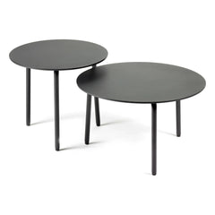 Serax - August Outdoor Round Side Table | Black