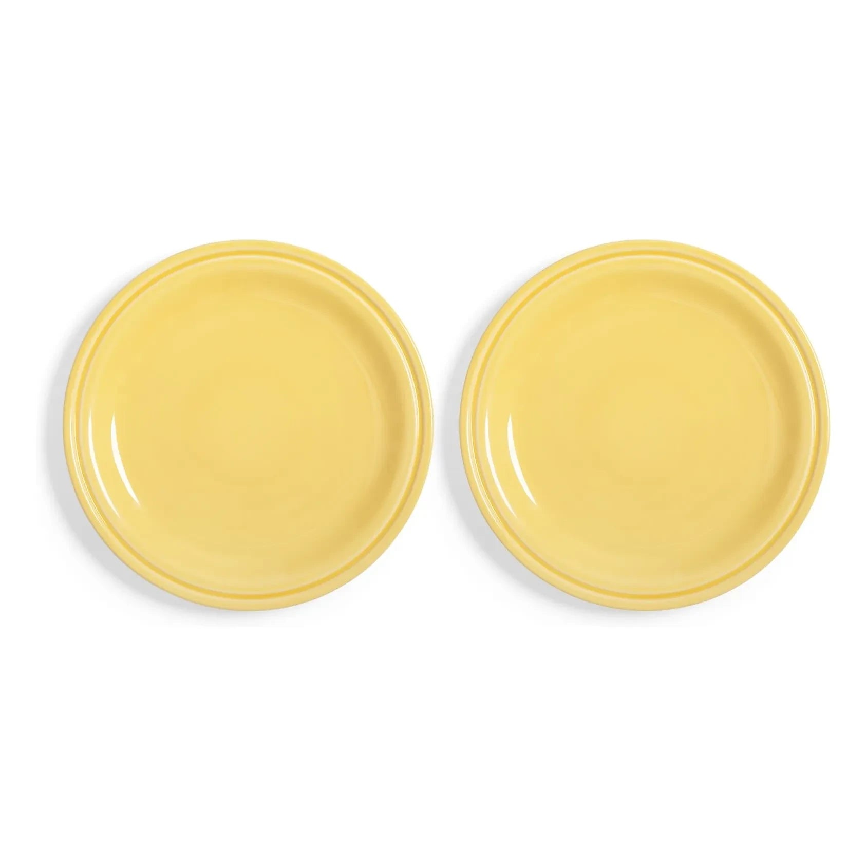 &Klevering - Mochi Plates - Set of 2 | Yellow