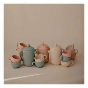 Mushie - Silicone Tea Set | Powder Pink