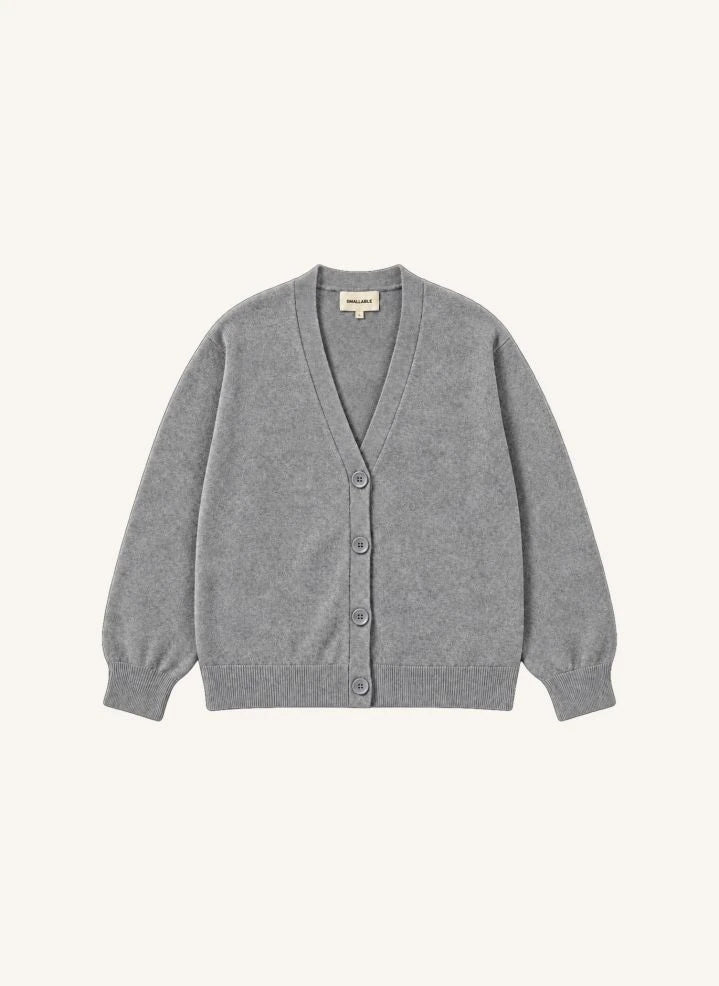 Smallable Man - Rodin Merino Wool Cardigan | Heather Grey