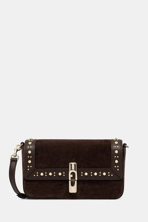 Furla kadın süet crossbody çanta