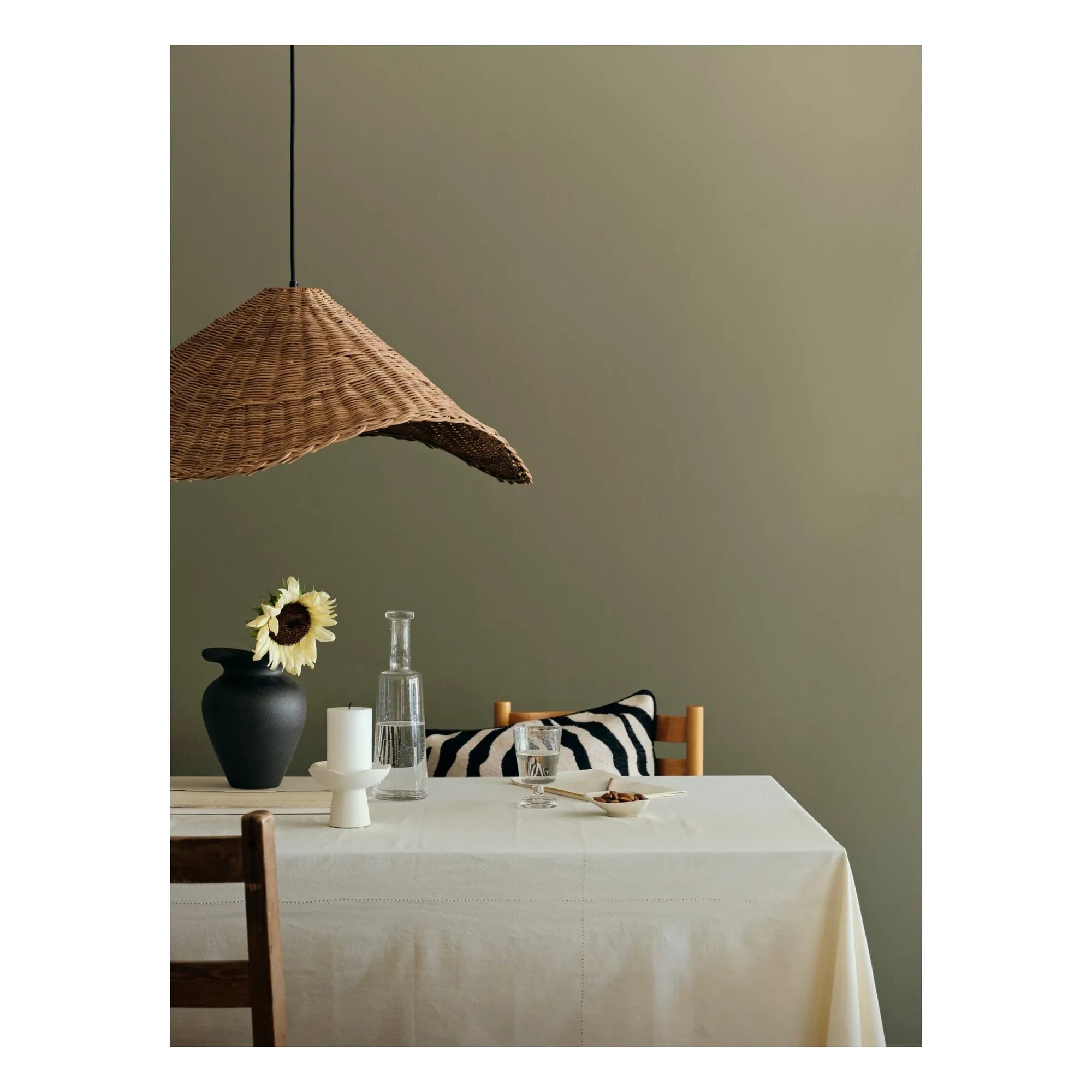 Broste Copenhagen - Large Nori Rattan Pendant Light