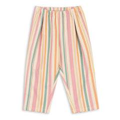 Konges Sløjd - Frankie Organic Cotton Striped Pants | Pink