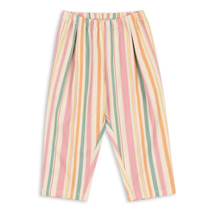 Konges Sløjd - Frankie Organic Cotton Striped Pants | Pink