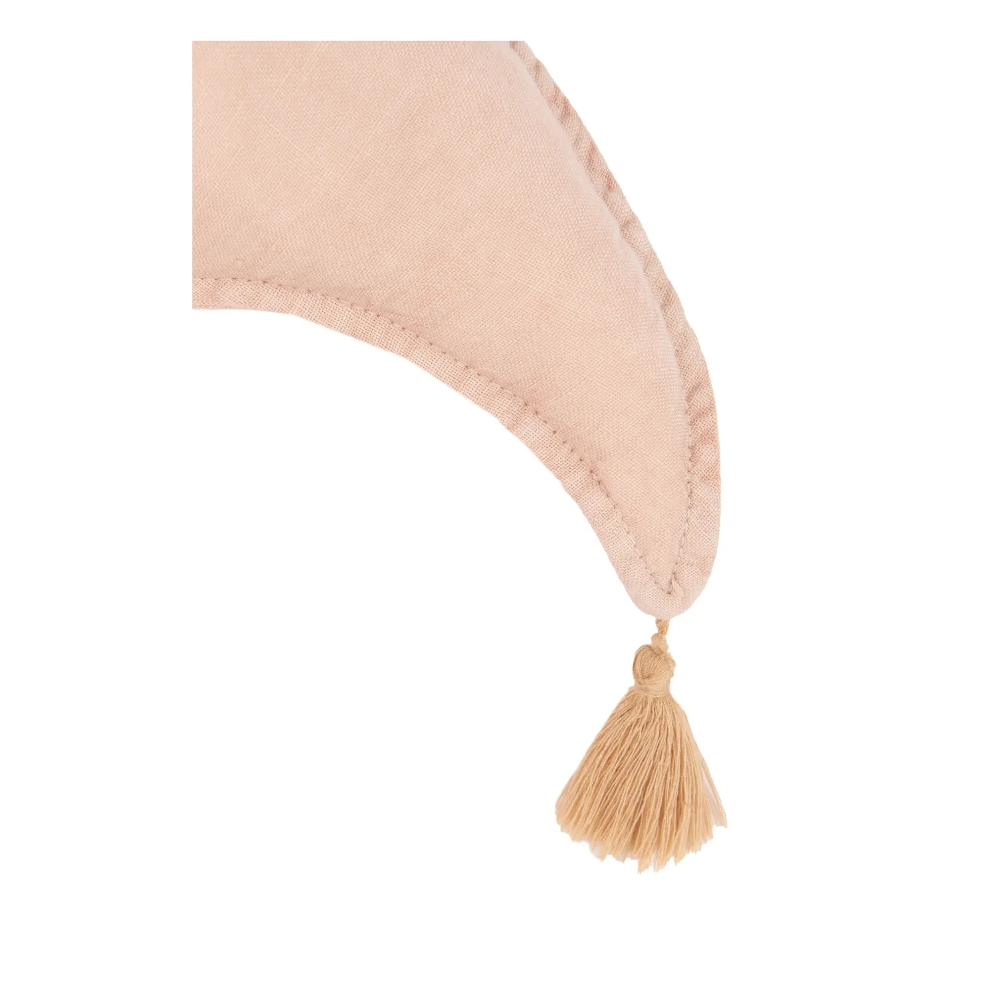 Nobodinoz - Lune Pillow - French Linen | Dust Pink