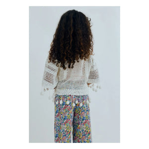 the new society - Lily Floral Jeans | Blue