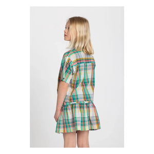 Hundred Pieces - Kaya Carreaux Skirt | Peach