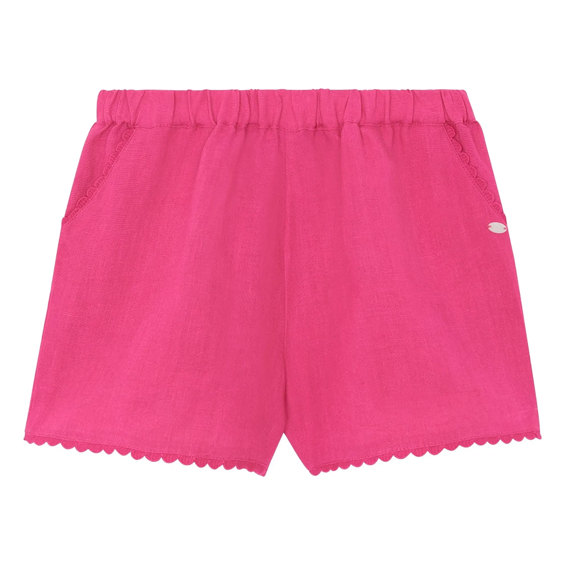 Tartine et Chocolat - Fringed shorts | Pink