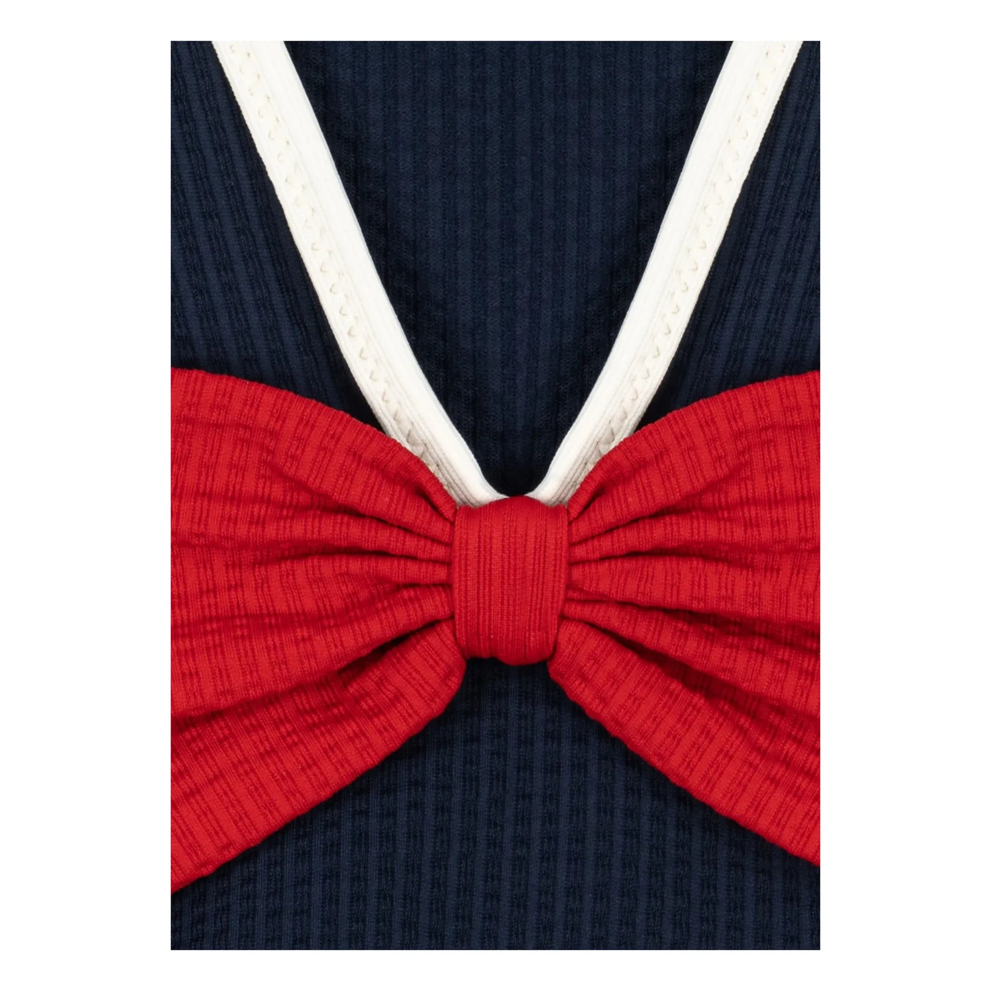 Konges Sløjd - Bowie Knot Swimsuit Recycled Fibers | Navy Blue