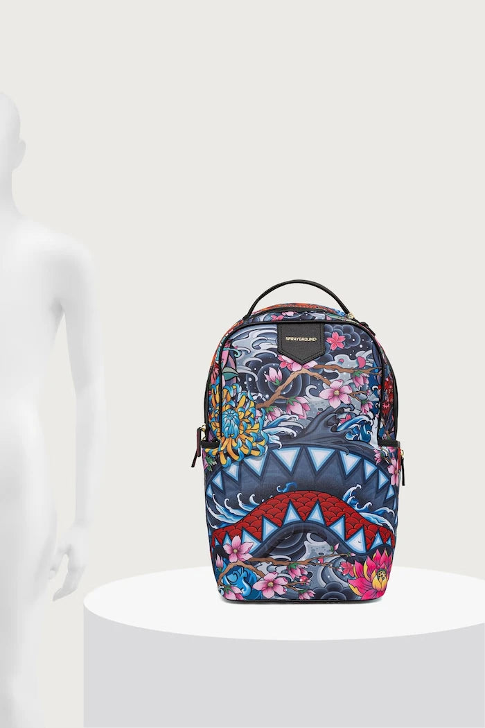 Sprayground - Japon Dövmesi Desenli Siyah Sırt Çantası 910B8862NSZ