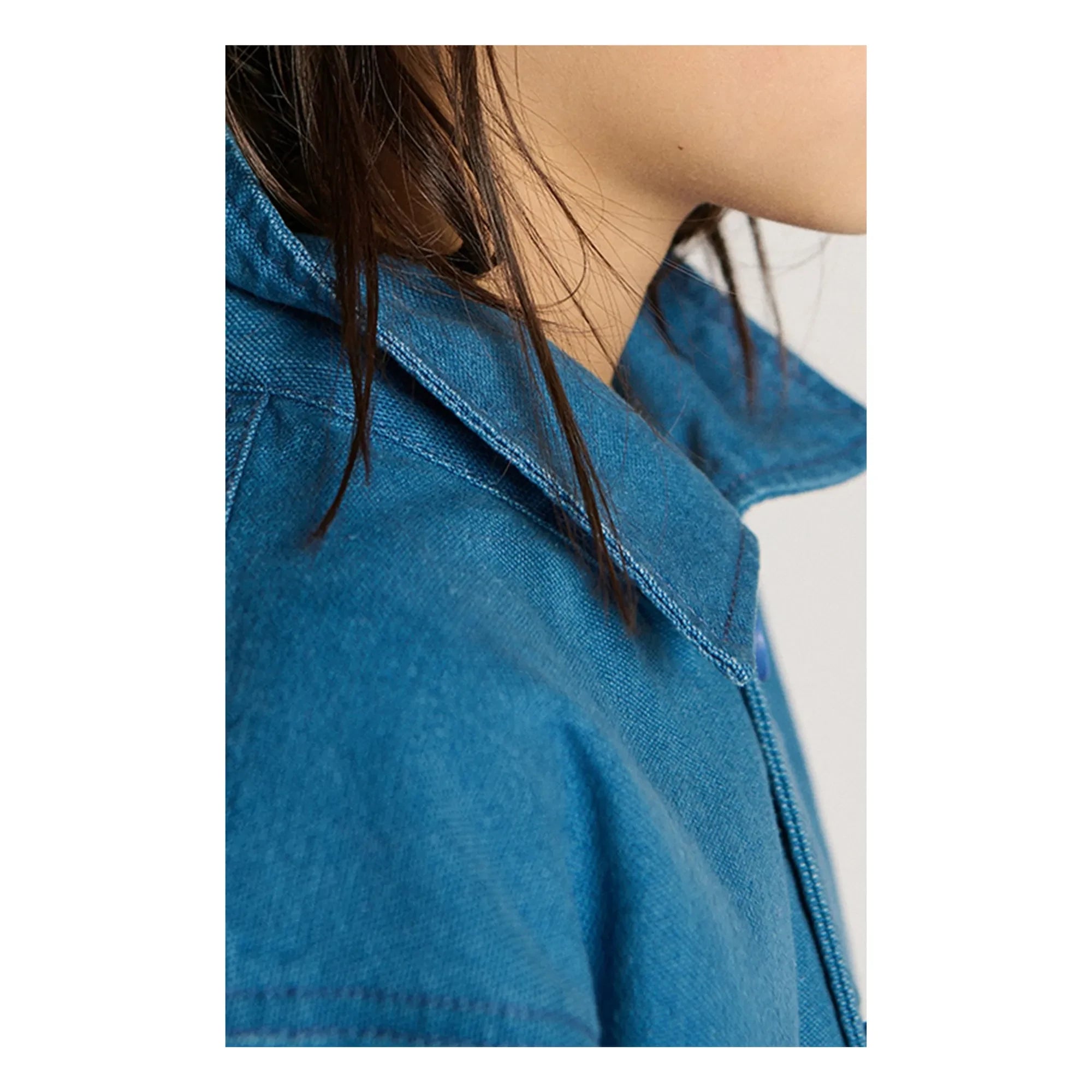 American Vintage - Comow Button Work Jacket | Blue