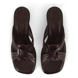 Socque Paris - Janis Leather Sandals | Chocolate