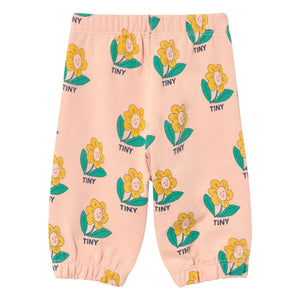 Tinycottons - Organic Cotton Floral Joggers | Pink