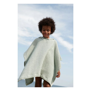 Liewood - Poncho Paco | Y/D çizgili Peppermint/Creme de la creme
