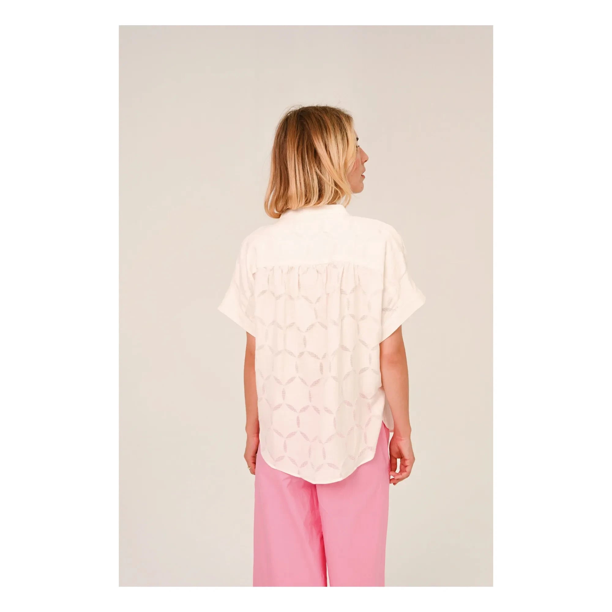 Sacrécoeur - Louison Circle Blouse | Cream