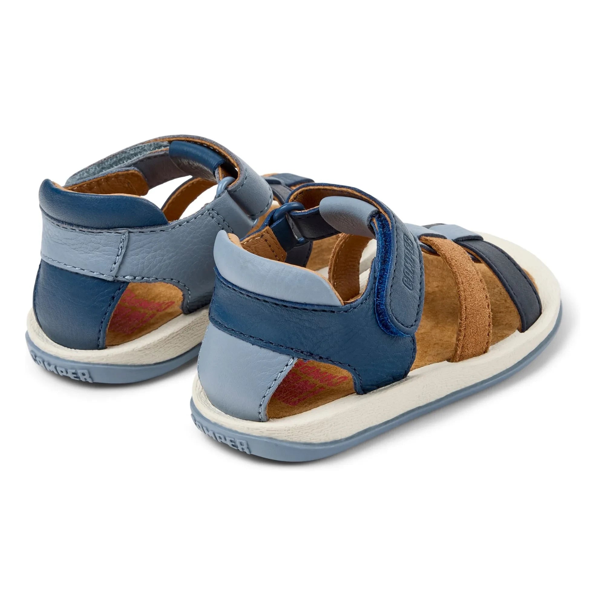 Camper - Bicho Color Block Baby Sandals | Blue