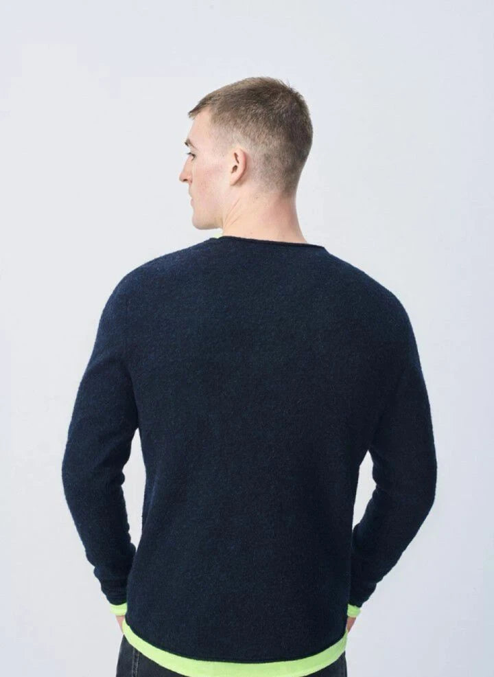 American Vintage - Ducksbay Wool and Cashmere Sweater | Navy