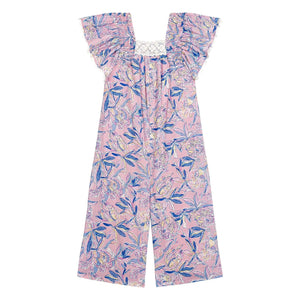Louise Misha - Irene Fleurie Organic Cotton Romper | Purple