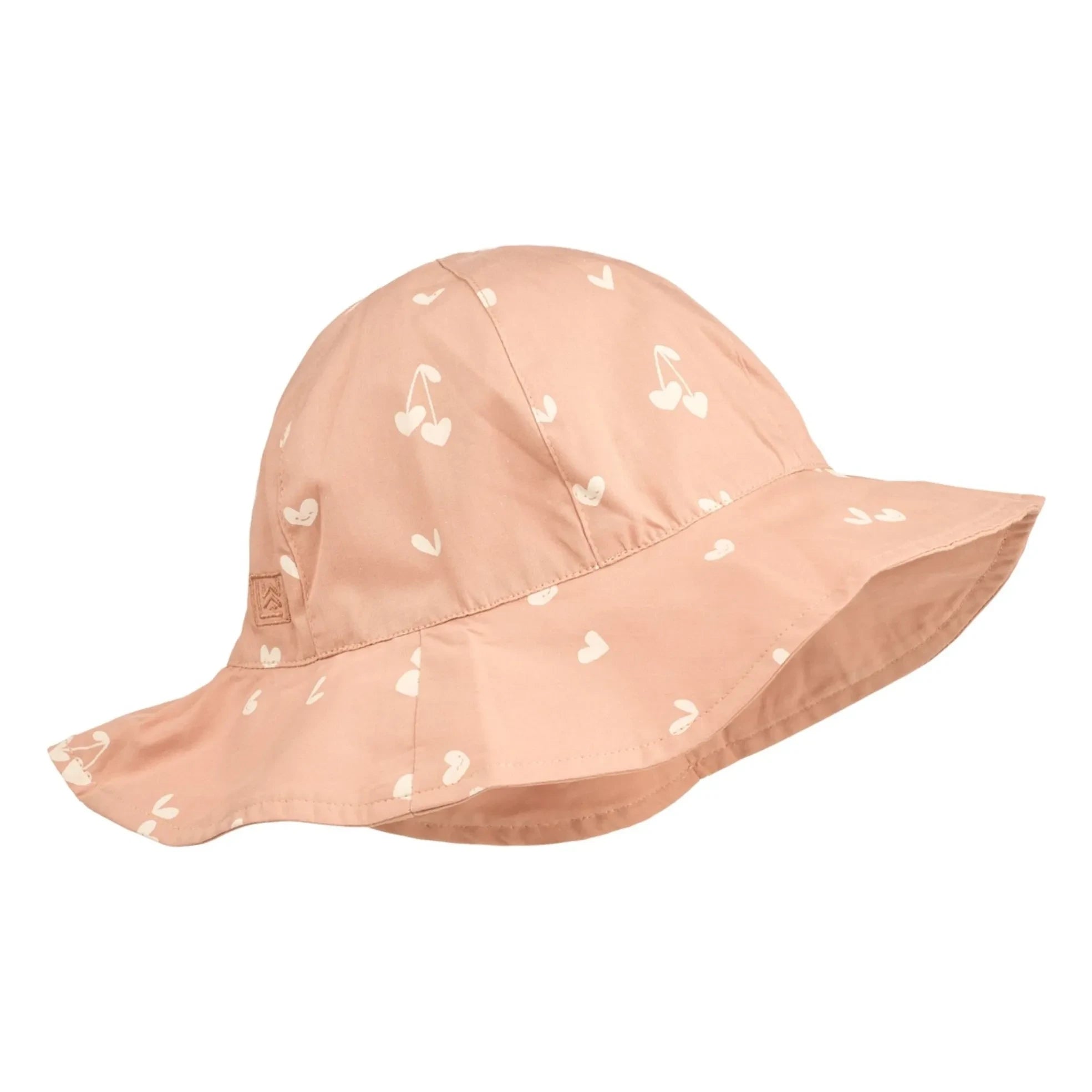 Liewood - Double-Sided Amélia Cœurs Organic Cotton Hat | Pink