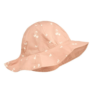 Liewood - Double-Sided Amélia Cœurs Organic Cotton Hat | Pink