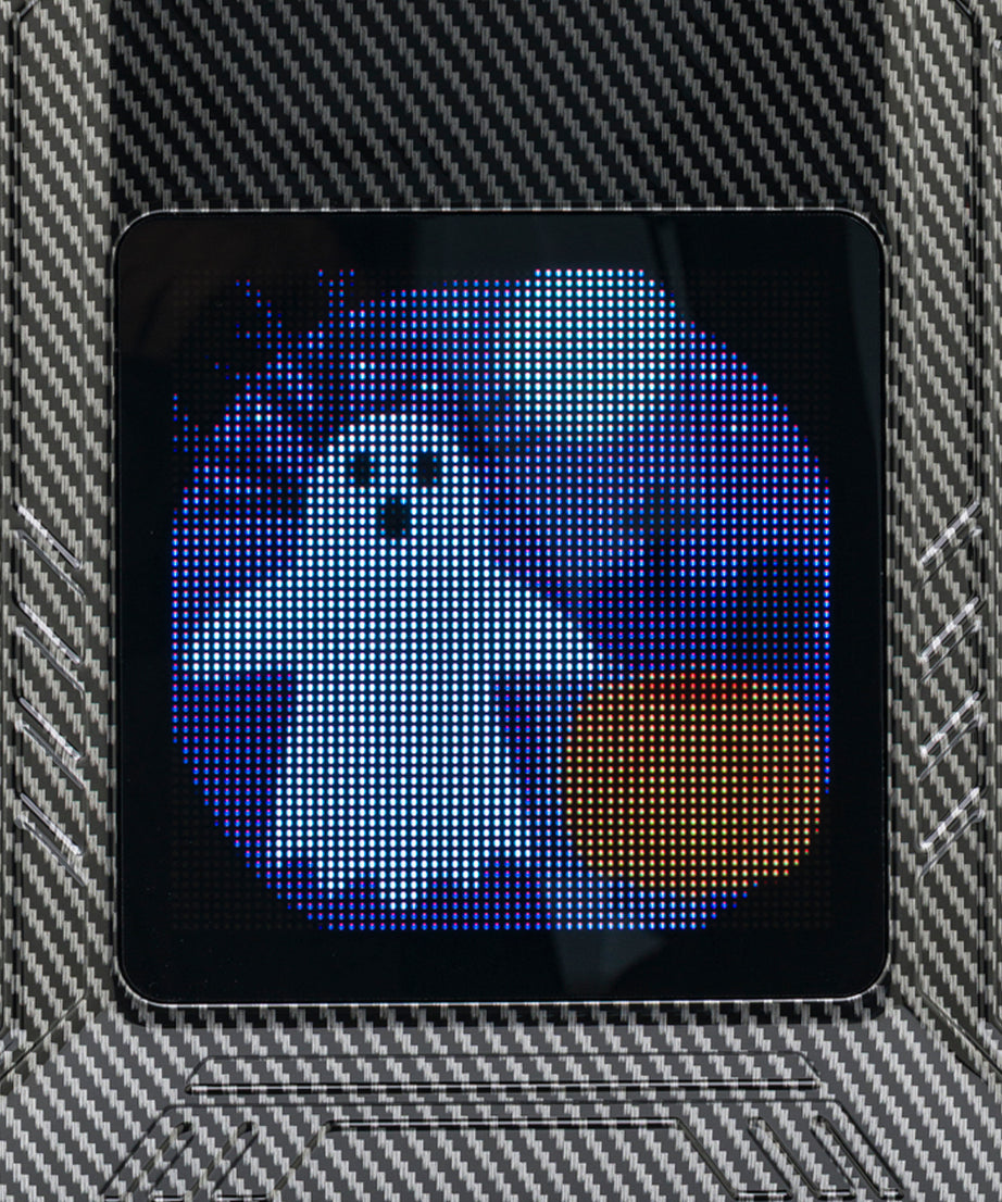 iPixi – Medium Size Titanium Backpack with LED Screen